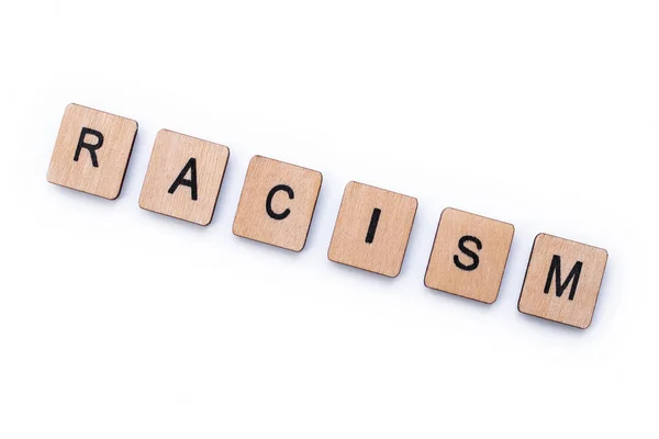 La parola RACISMO — Foto Stock