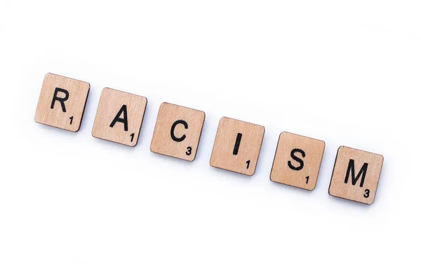 La parola RACISMO — Foto Stock