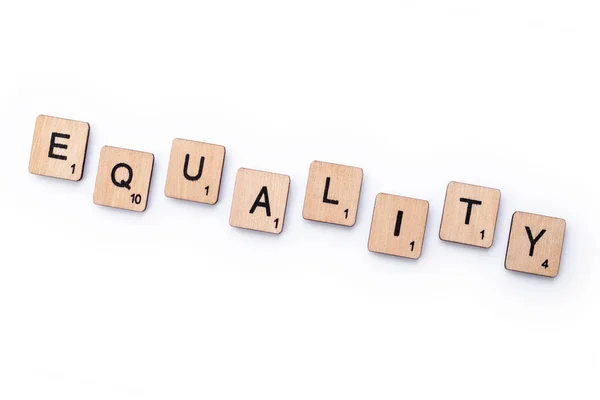 The word EQUALITY — Stock Photo, Image