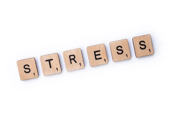 La palabra estrés —  Fotos de Stock