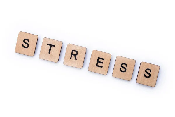 La palabra estrés —  Fotos de Stock