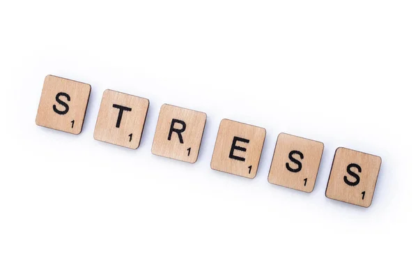 La parola Stress — Foto Stock