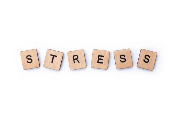 Le mot stress — Photo