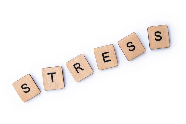 La parola Stress — Foto Stock