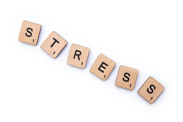 La parola Stress — Foto Stock