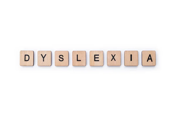 The word DYSLEXIA — Stock Photo, Image