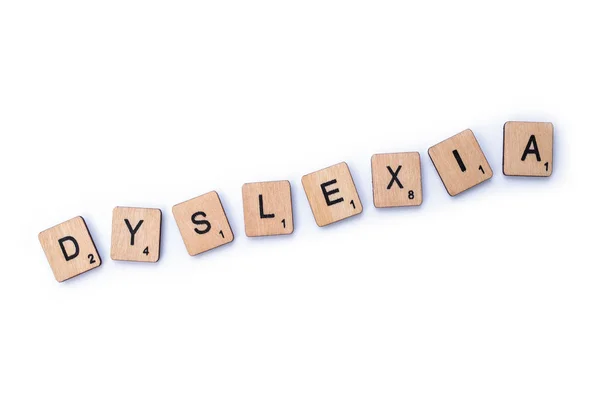 The word DYSLEXIA — Stock Photo, Image