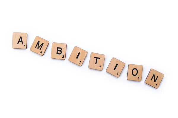 La parola AMBITION — Foto Stock