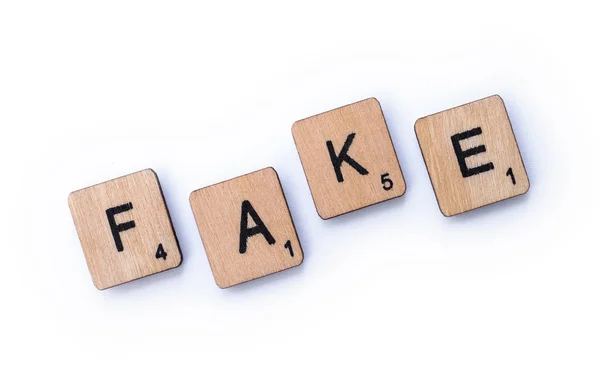 Das Wort Fake — Stockfoto