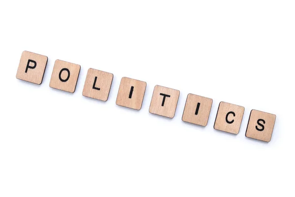 The word POLITICS — Stock Photo, Image