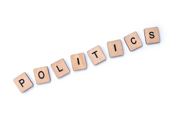 The word POLITICS — Stock Photo, Image