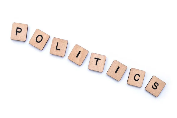 Ordet politik — Stockfoto
