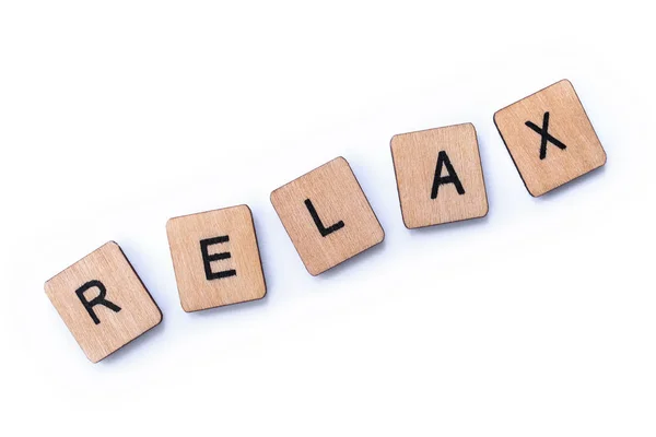 Slovo Relax — Stock fotografie