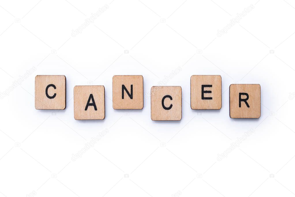 The word CANCER