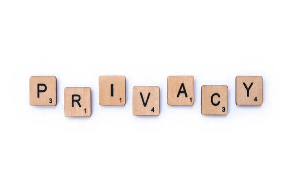 The word PRIVACY — Stock Photo, Image