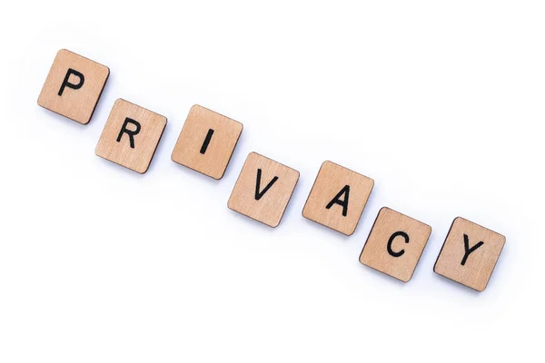 The word PRIVACY — Stock Photo, Image