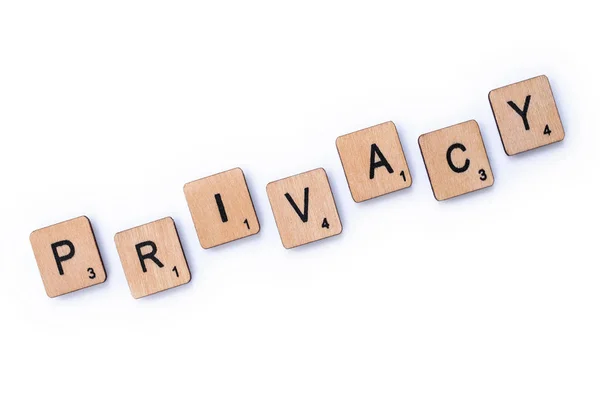 The word PRIVACY — Stock Photo, Image