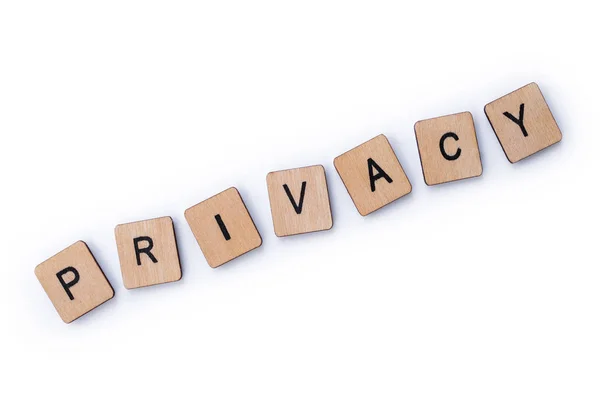 The word PRIVACY — Stock Photo, Image