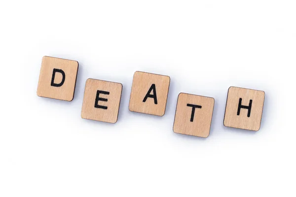 Het woord dood — Stockfoto