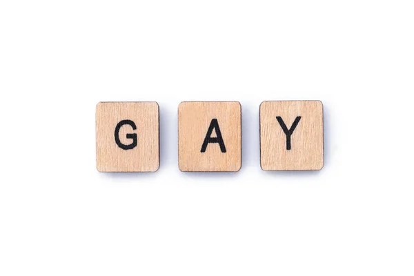 Het woord Gay — Stockfoto