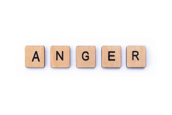 La palabra ANGER —  Fotos de Stock