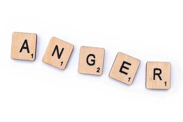 La palabra ANGER — Foto de Stock