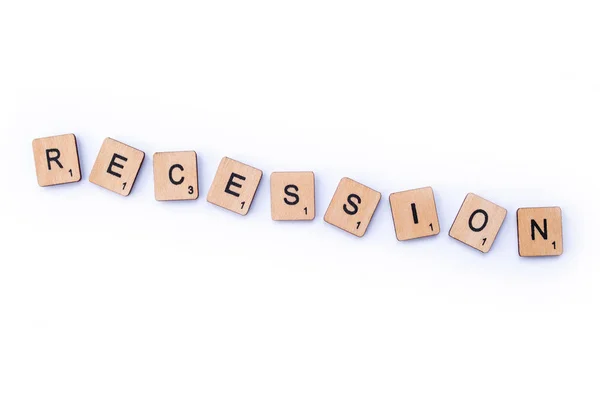 RECESSION — Stock Photo, Image