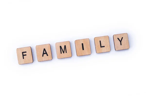 Aile kelime — Stok fotoğraf