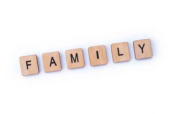 Le mot Famille — Photo