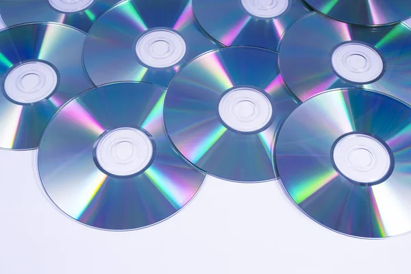 Discos compactos ou CDs — Fotografia de Stock