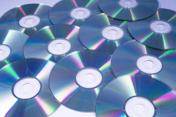 Compact-skivor eller CD-skivor — Stockfoto