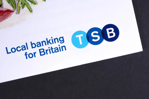 TSB логотип банку — стокове фото
