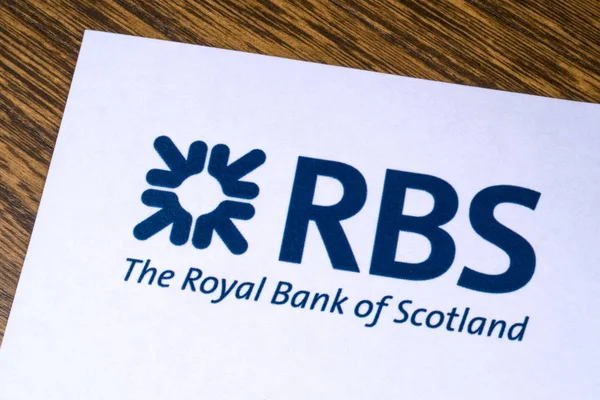 Logotipo do Royal Bank of Scotland — Fotografia de Stock