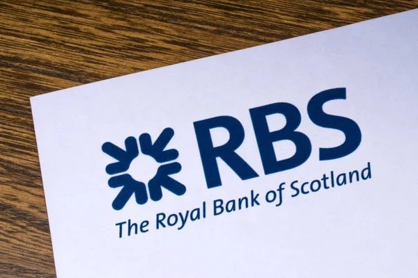 Logotipo do Royal Bank of Scotland — Fotografia de Stock