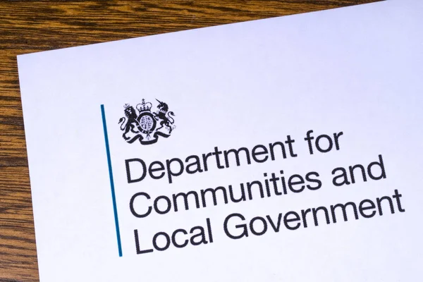 Departamento para as comunidades e o governo local — Fotografia de Stock