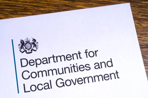 Departement voor gemeenschappen en lokale overheden — Stockfoto