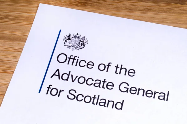 Gabinete do advogado-geral da Escócia — Fotografia de Stock