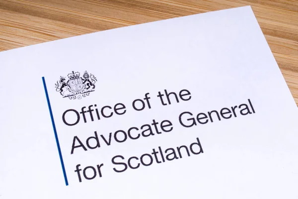 Γραφείο του γενικού εισαγγελέα της Σκωτίας — Φωτογραφία Αρχείου