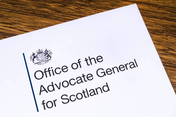 Γραφείο του γενικού εισαγγελέα της Σκωτίας — Φωτογραφία Αρχείου