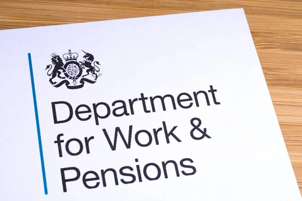 UK Department for Work and Pensions — Stock Photo, Image