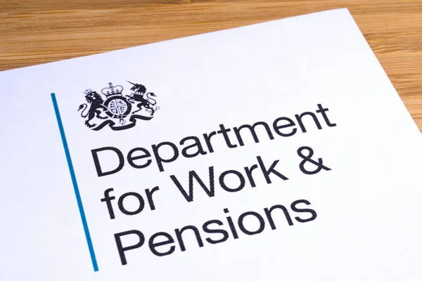 Dipartimento britannico per il lavoro e le pensioni — Foto Stock