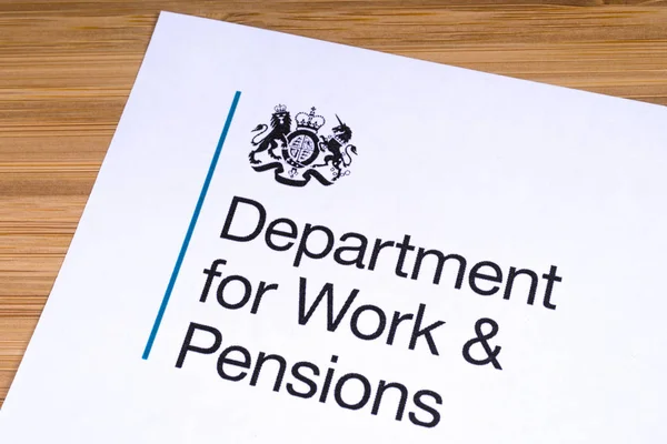 UK Department for Work and Pensions — Stock Photo, Image