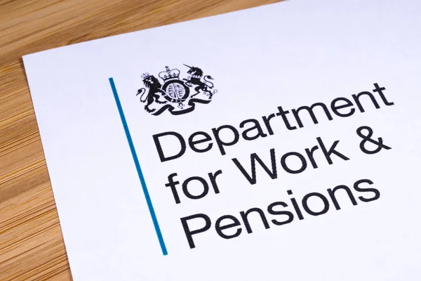 Egyesült Királyság munka-és Nyugdíjügyi Minisztérium — Stock Fotó