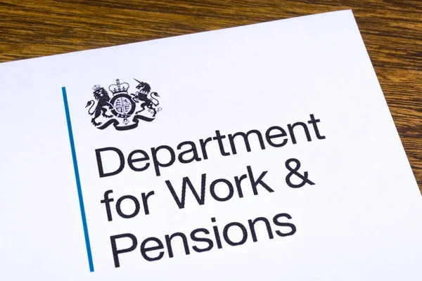 UK Department for Work and Pensions — Stock Photo, Image