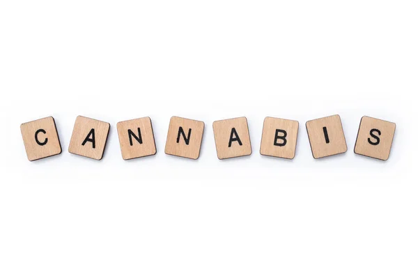 The word CANNABIS — Stock Photo, Image