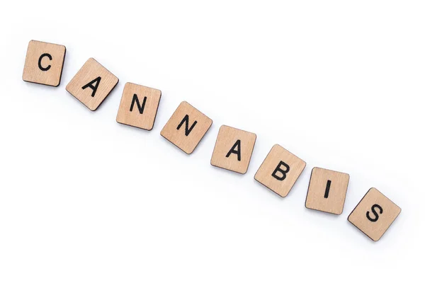 The word CANNABIS — Stock Photo, Image