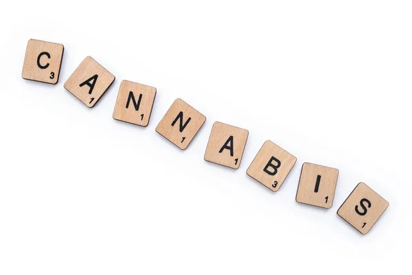 The word CANNABIS — Stock Photo, Image