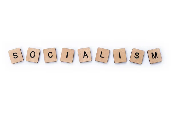 A palavra SOCIALISMO — Fotografia de Stock