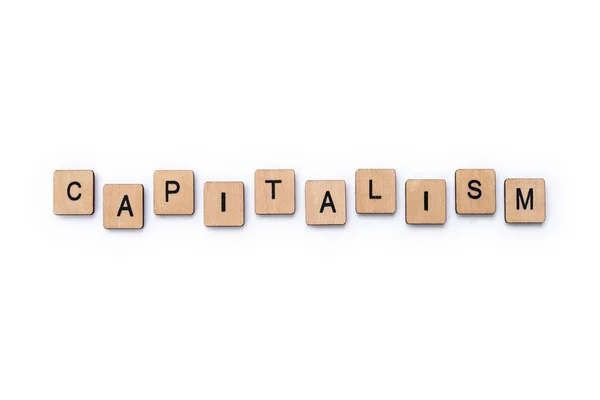La palabra CAPITALISMO —  Fotos de Stock