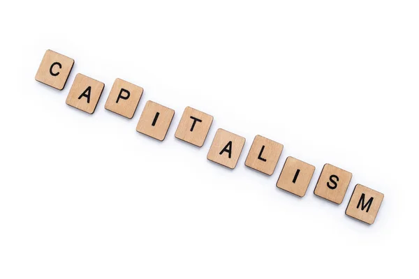 Ordet kapitalism — Stockfoto